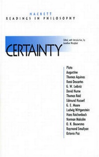 Enlarge image Cover: Certainty - Hackett Publishing Co, Inc