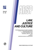 Cover: Challenges to Law at the End of the 20th Century: Law, Justice and Culture. - Franz Steiner Verlag