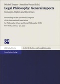 Cover: Legal Philosophy - General Aspects. Vol. 1: Concepts, Rights and Doctrines - Franz Steiner Verlag