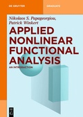 Cover: Applied Nonlinear Functional Analysis - De Gruyter