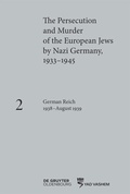 Cover: German Reich 1938-August 1939 - De Gruyter Oldenbourg