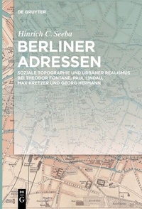 Abbildung von: Berliner Adressen - De Gruyter