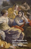 Cover: Lyric Address in Dutch Literature, 1250-1800 - Amsterdam University Press