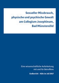 Abbildung von: Sexueller Missbrauch, physische und psychische Gewalt am Collegium Josephinum, Bad Münstereifel - Katholisches Bibelwerk