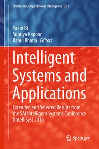 Enlarge image Cover: Intelligent Systems and Applications - Springer
