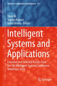 Enlarge image Cover: Intelligent Systems and Applications - Springer