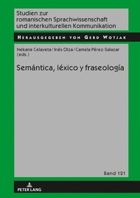 Abbildung von: Semántica, léxico y fraseología - Peter Lang Verlag