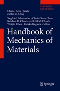 Cover: Handbook of Mechanics of Materials - Springer
