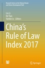 Cover: China's Rule of Law Index 2017 - Springer