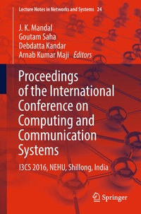 Enlarge image Cover: Proceedings of the International Conference on Computing and Communication Systems - Springer