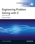Cover: Engineering Problem Solving with C: International Edition - Pearson Education Limited