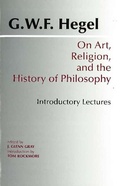 Cover: On Art, Religion, and the History of Philosophy - Hackett Publishing Co, Inc