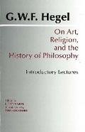 Cover: On Art, Religion, and the History of Philosophy - Hackett Publishing Co, Inc