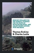 Cover: Remarks on the Internal Evidence for the Truth Ofrevealed Religion, and an ... - Trieste Publishing