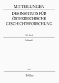 Cover: Mitteilungen des Instituts f&uuml;r &Ouml;sterreichische Geschichtsforschung, Bd. 125, Teilband 2 (2017) - B&ouml;hlau