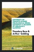 Cover: A Tragedie of Abraham's Sacrifice - Trieste Publishing
