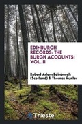 Cover: Edinburgh Records - Trieste Publishing
