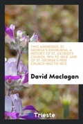 Cover: Two Addresses - Trieste Publishing