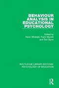 Cover: Behaviour Analysis in Educational Psychology - Routledge