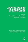 Abbildung von: Schooling and the Acquisition of Knowledge - Routledge