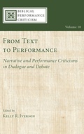 Cover: From Text to Performance - Wipf & Stock Publishers