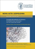 Cover: Crossing Boundaries in Science: Modelling Nature and Society - Can We Control the World? - Wissenschaftliche Verlagsgesellschaft