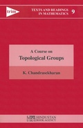 Cover: A Course on Topological Groups - Hindustan Book Agency
