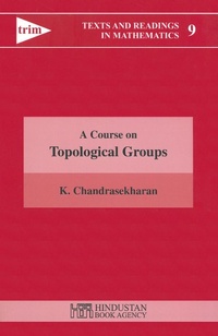 Enlarge image Cover: A Course on Topological Groups - Hindustan Book Agency