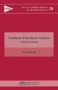 Cover: Nonlinear Functional Analysis - Hindustan Book Agency