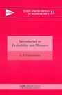 Cover: Introduction to Probability and Measure - Hindustan Book Agency