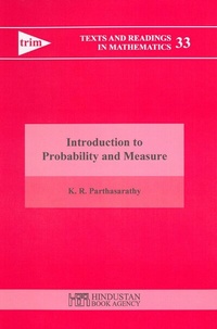 Enlarge image Cover: Introduction to Probability and Measure - Hindustan Book Agency