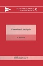 Cover: Functional Analysis - Hindustan Book Agency