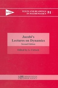 Cover: Jacobi's Lectures on Dynamics - Hindustan Book Agency