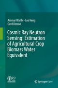 Cover: Cosmic Ray Neutron Sensing: Estimation of Agricultural Crop Biomass Water Equivalent - Springer