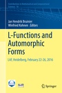 Cover: L-Functions and Automorphic Forms - Springer