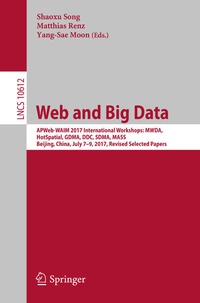 Enlarge image Cover: Web and Big Data - Springer