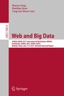 Cover: Web and Big Data - Springer