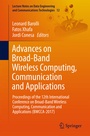 Cover: Advances on Broad-Band Wireless Computing, Communication and Applications - Springer