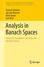 Cover: Analysis in Banach Spaces - Springer
