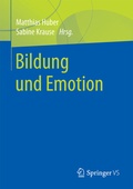 Cover: Bildung und Emotion - Springer VS