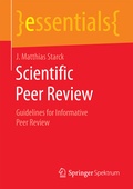 Cover: Scientific Peer Review - Springer Spektrum