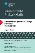 Cover: Mylab Math with Pearson Etext -- 24 Month Standalone Access Card -- For Elementary Algebra for College Students - Pearson