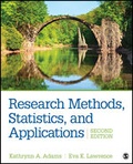 Cover: Research Methods, Statistics, and Applications - SAGE Publications Inc
