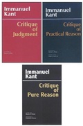 Cover: Three Critiques, 3-volume Set - Hackett Publishing Co, Inc