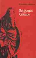 Cover: Religion as a Critique - University of Massachusetts Press
