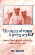 Cover: This Matter of Women Is Getting Very Bad' - University of KwaZulu-Natal Press