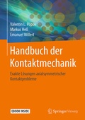Cover: Handbuch der Kontaktmechanik - Springer Vieweg