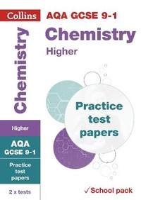 Abbildung von: AQA GCSE 9-1 Chemistry Higher Practice Test Papers - Collins