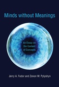 Cover: Minds without Meanings - MIT Press