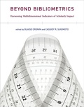 Cover: Beyond Bibliometrics - MIT Press